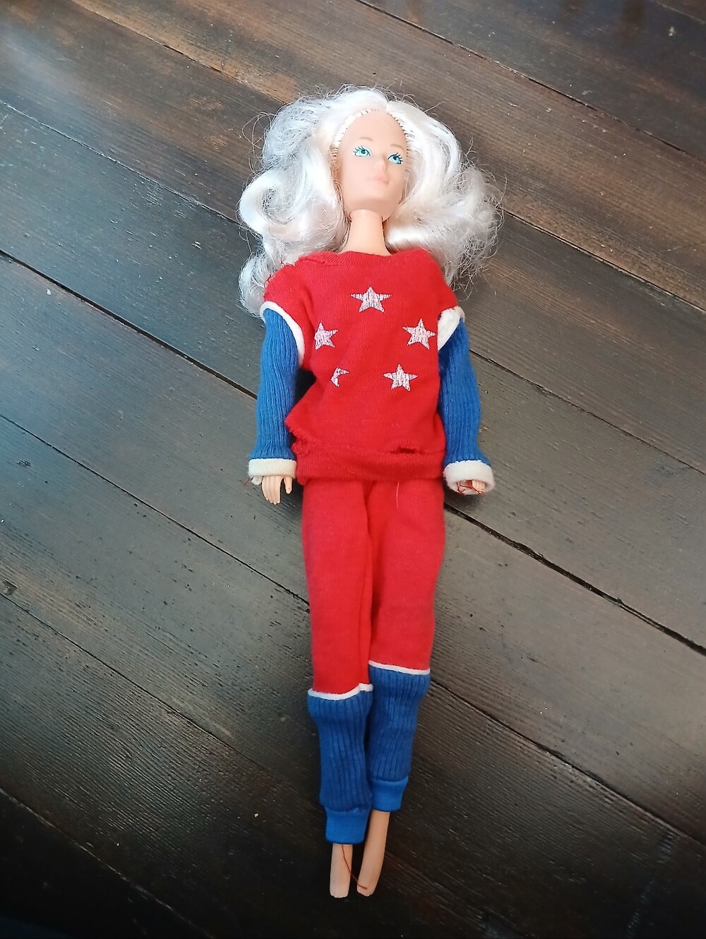 1988 Shillman Young N Lovely Barbie Doll Clone Wearing Sweatsuit